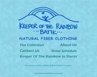 Keeper of the Rainbow Batik